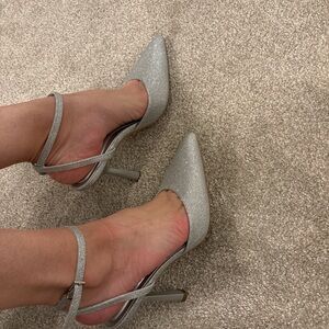 - Elegant Silver Women's Heels